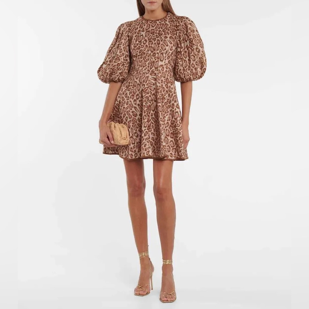 Zimmermann Concert Dress In Leopard